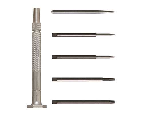 55-0101 – 6pc Steel Handle Slotted/Awl Set