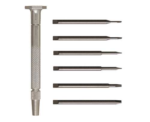 55-0114 – 7pc Steel Handle Slotted Driver Set