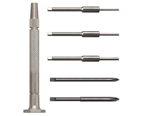 55-0140 – 6pc Steel Handle Phillips/Hex Set