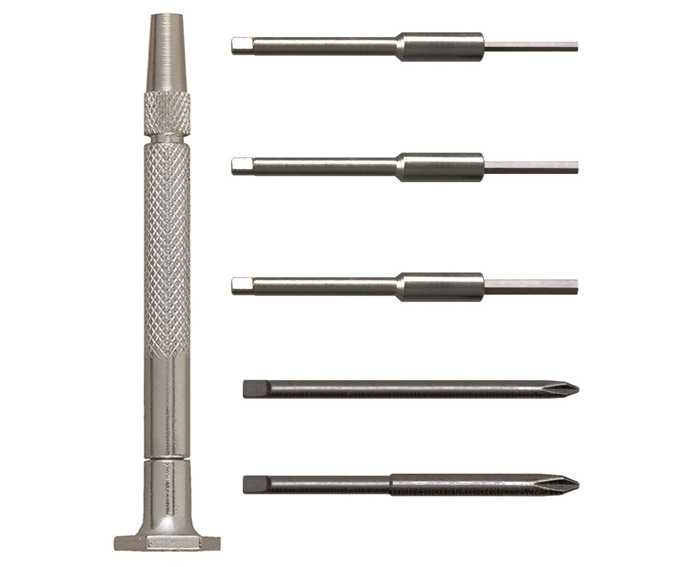 55-0140 – 6pc Steel Handle Phillips/Hex Set