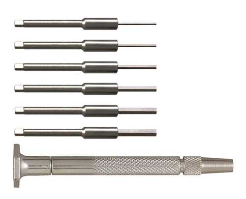 55-0141 – 7pc Steel Handle Hex Driver Set