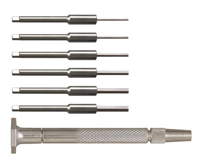 55-0141 – 7pc Steel Handle Hex Driver Set