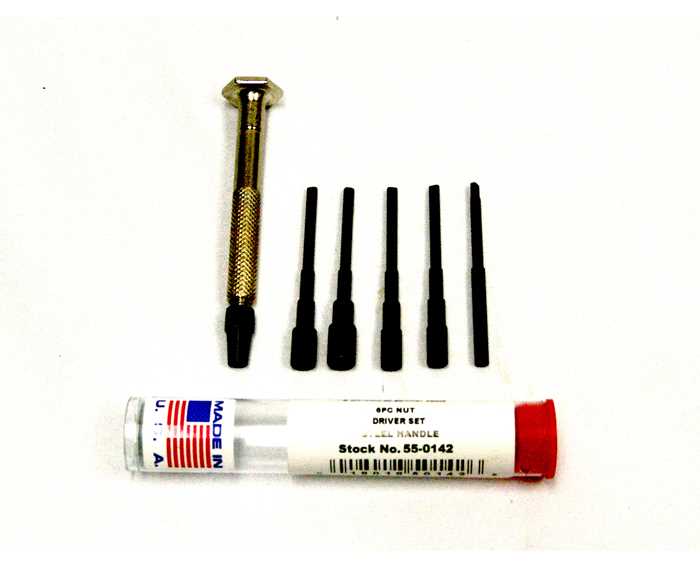 55-0142 – 6pc Steel Handle Nut Driver Set