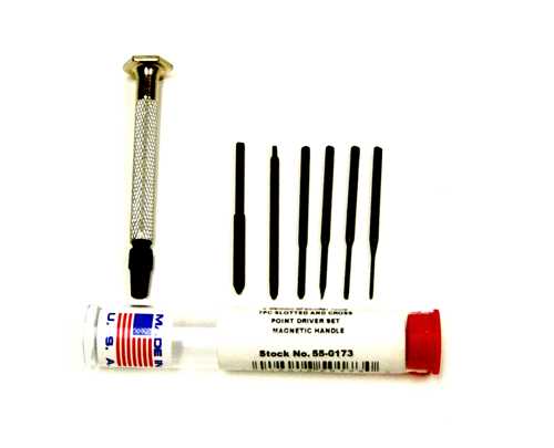 55-0173 – 7pc Magnetic Handle Slotted/Phillips
