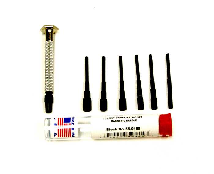 55-0185 – 7pc Magnetic Handle Metric Nut Drv