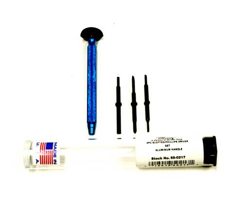 55-0217 – 4pc Reversible Tip Driver Set