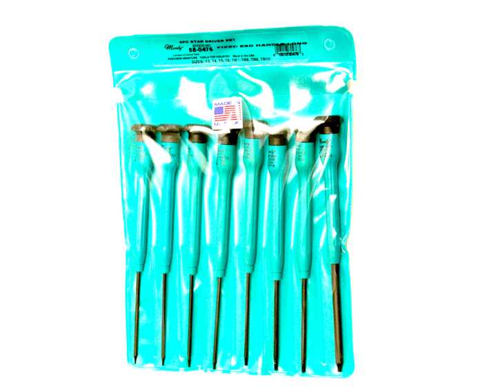58-0476 - 8pc Fixed ESD Safe Torx Driver Set