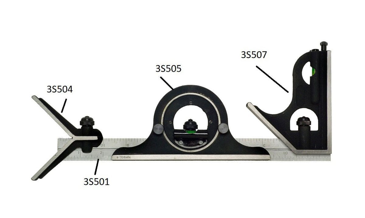 3S505 – STORM™ Protractor Head Only For Machinist Square