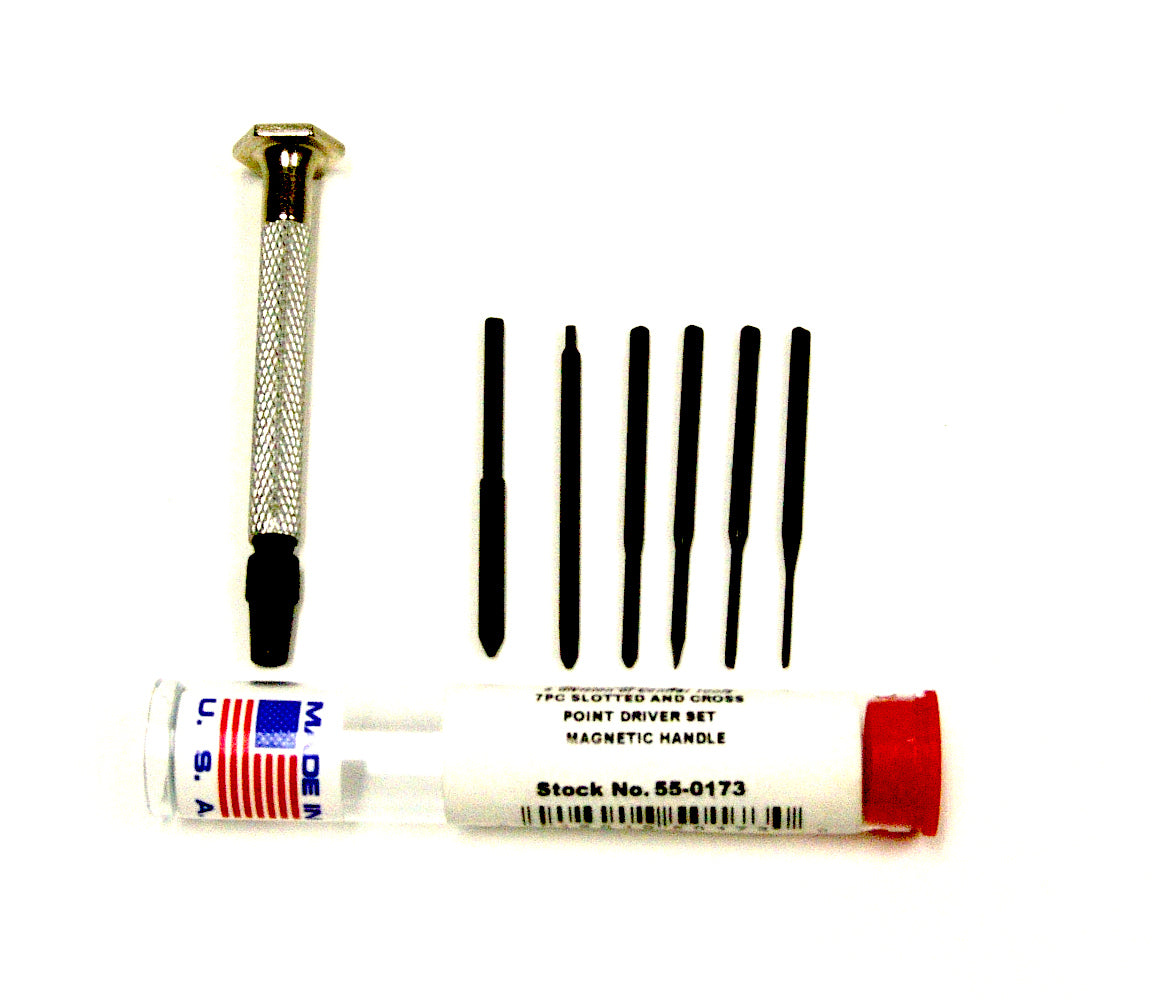 55-0173 – 7pc Magnetic Handle Slotted/Phillips