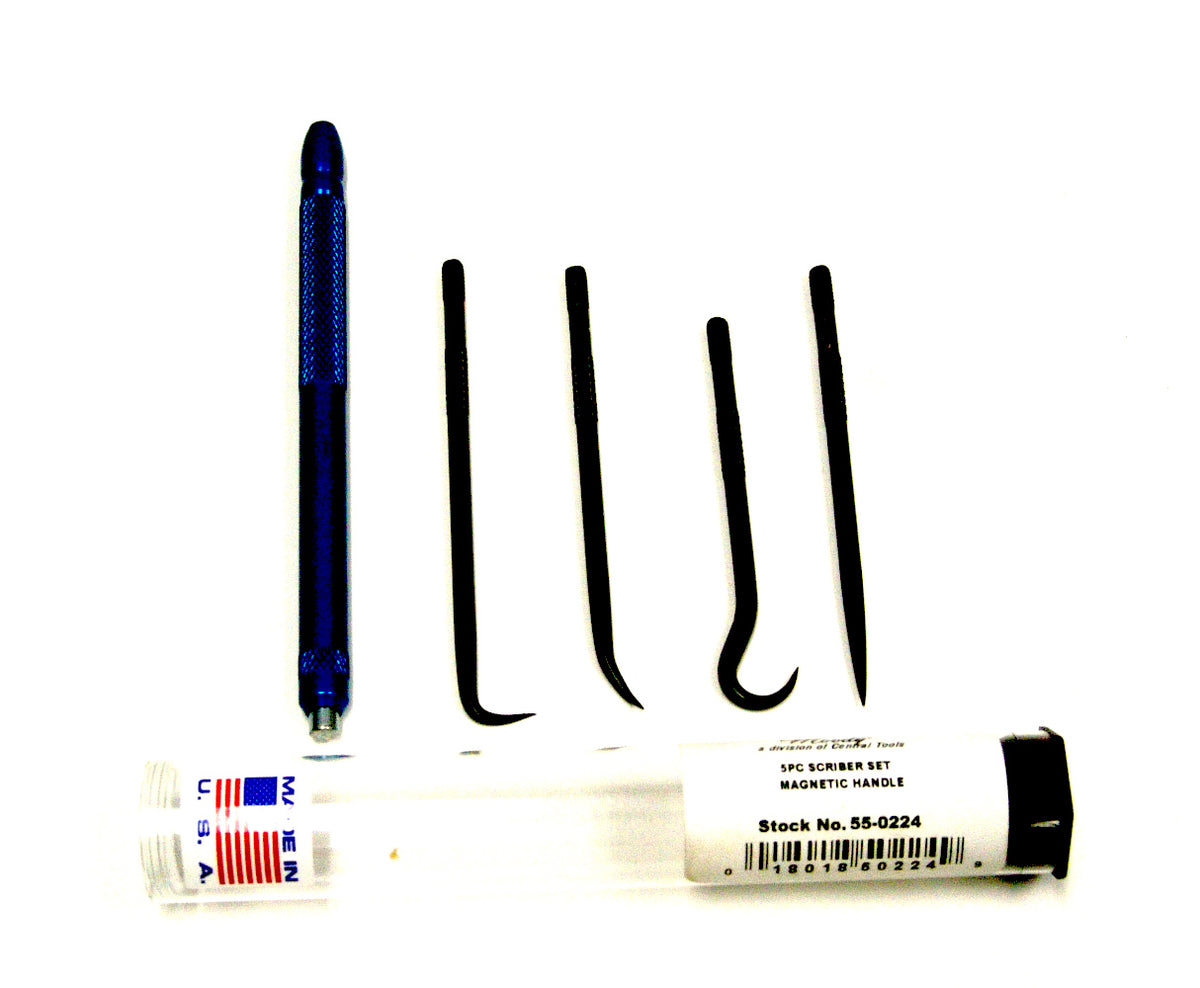 55-0224 – 5pc Magnetic Handle Scriber
