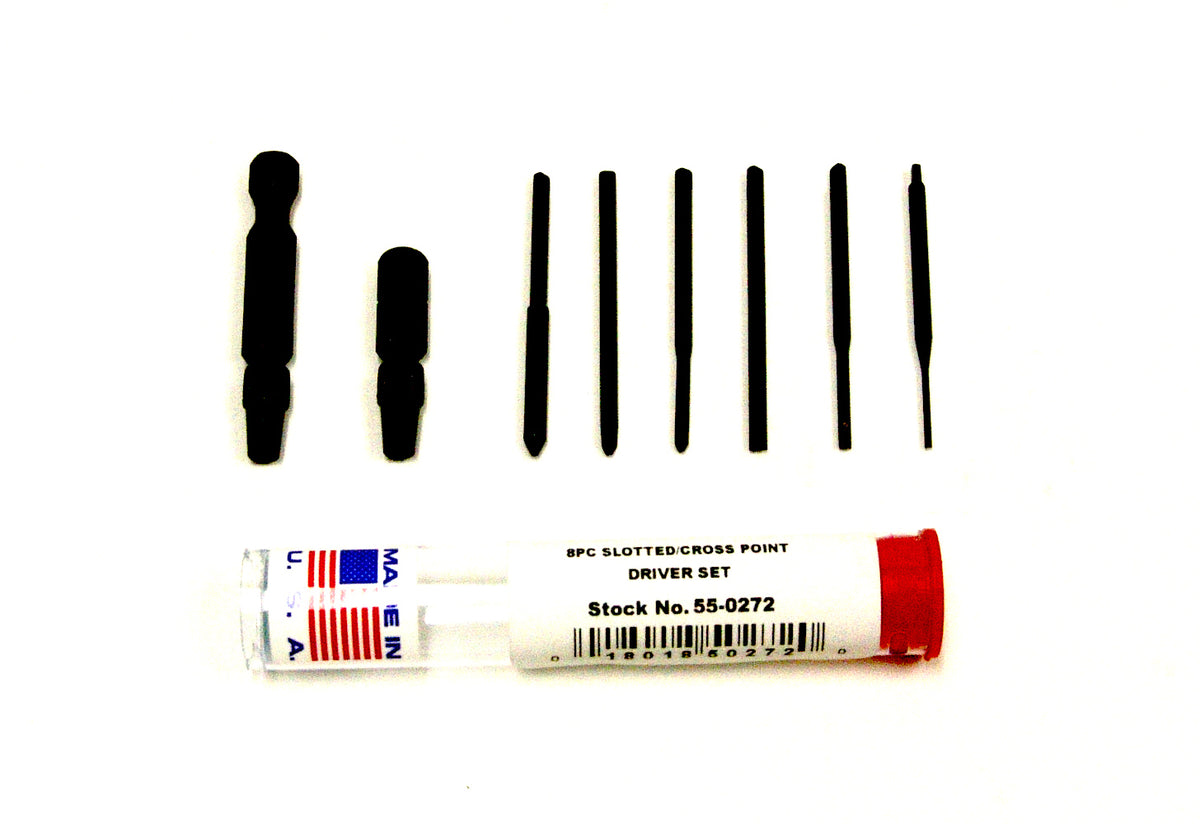 55-0272 – 8pc Slotted/Phillips Adapter Set