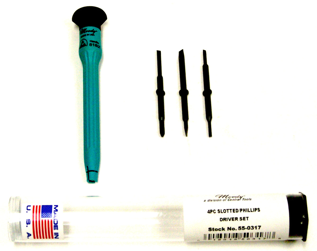 55-0317 - 4pc ESD Safe Reversible Tip Driver Set