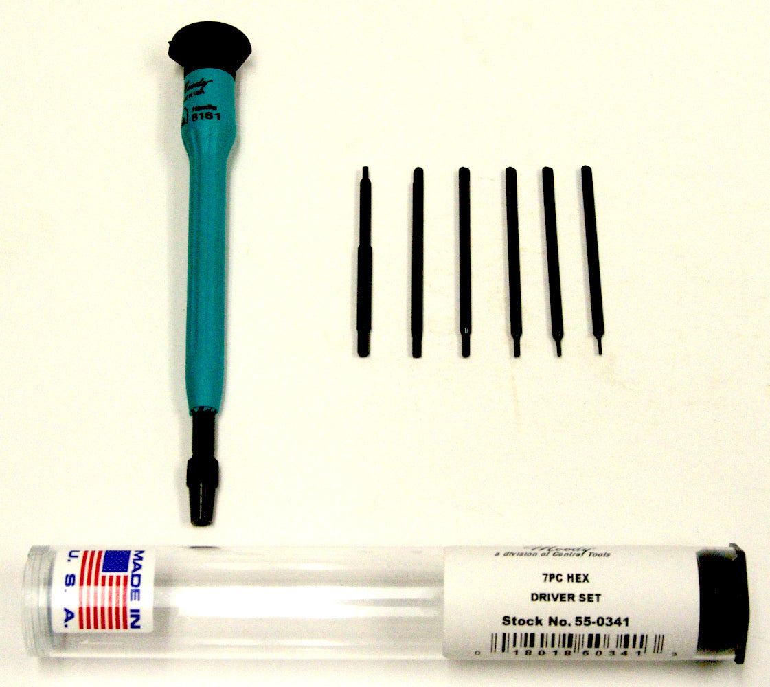 55-0341 – 7pc Interchangeable Hex Set