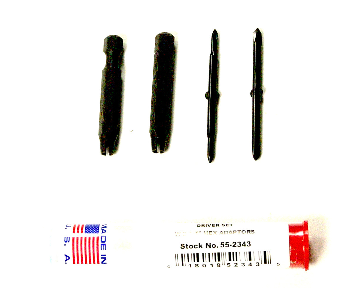 55-2343 – 4pc Tri-Point Reversible Adapter Set