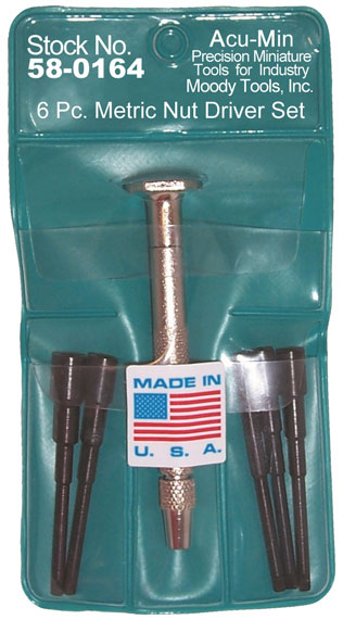58-0164 – 7pc Steel Handle Metric Nut Driver