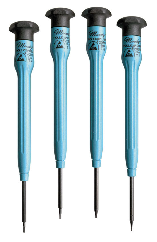 58-0339 – 4pc Fixed ESD Safe Torx Driver Set