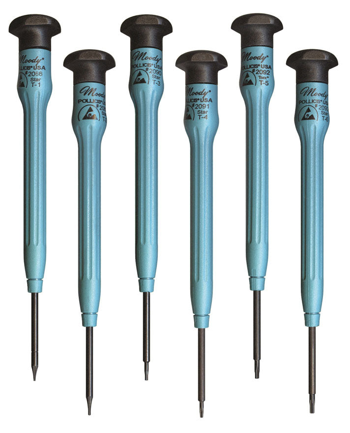 58-0348 – 6pc Fixed ESD Safe Torx Driver Set