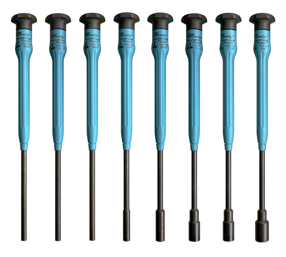 58-0421 – 8pc Fixed ESD Safe Inch Nut Set