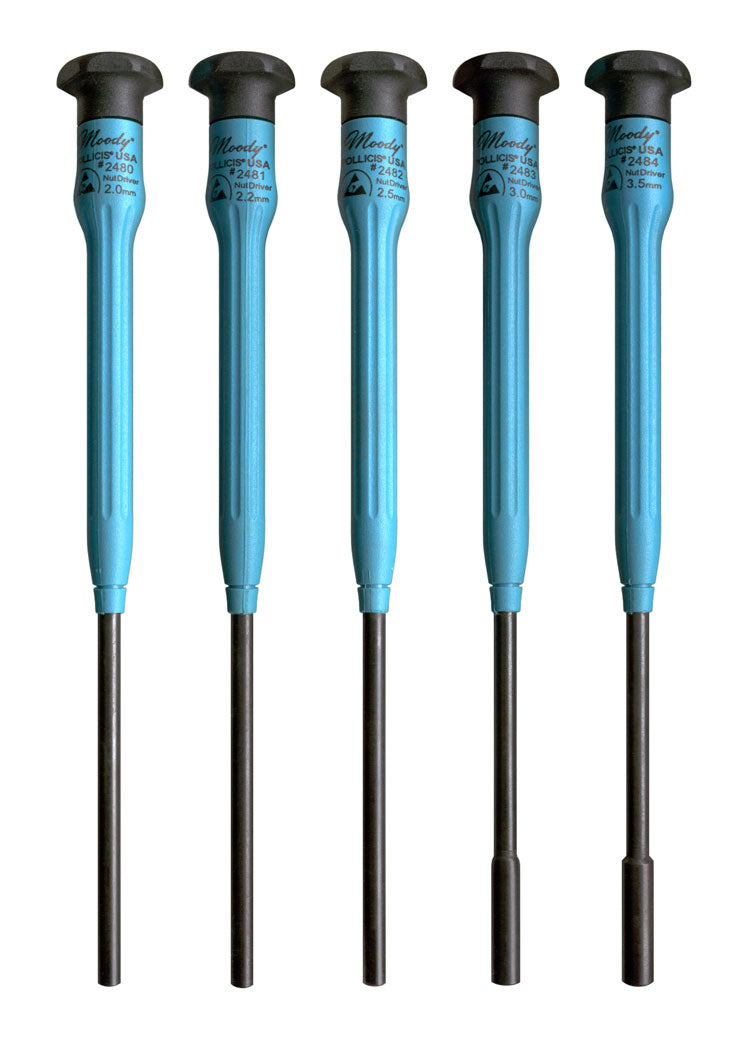 58-0430 – 5pc Fixed ESD Safe Small Nut Set