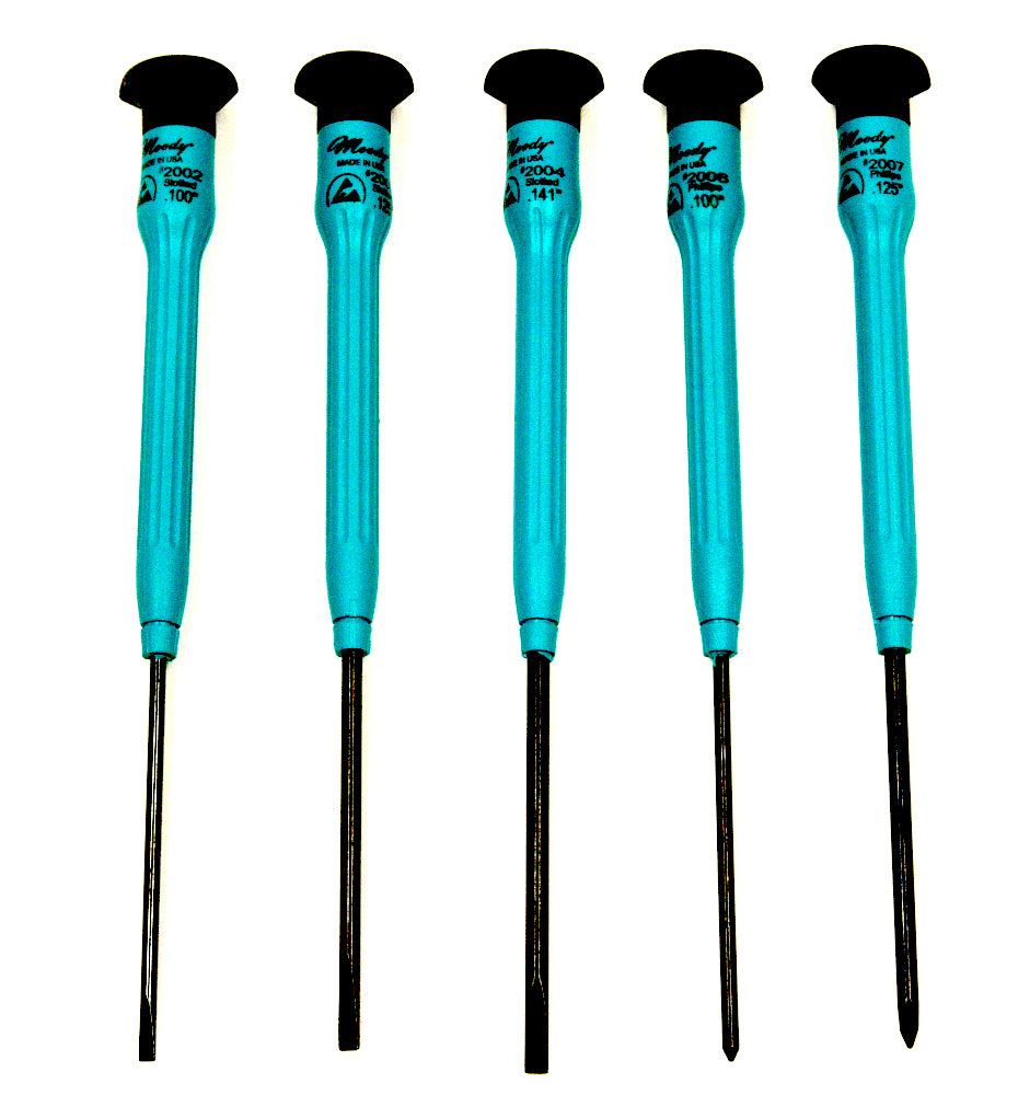 58-0460 – 5pc Slotted/Phillips Combo Set ESD Safe