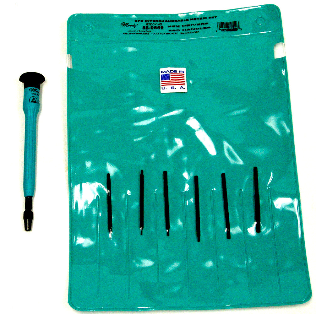 58-0559 - 6pc Metric Interchangeable ESD Safe Set